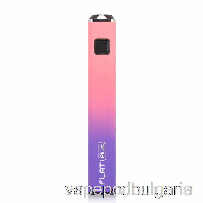 Vape 10000 Дръпки Yocan Flat Plus 900mah батерия лилаво розово